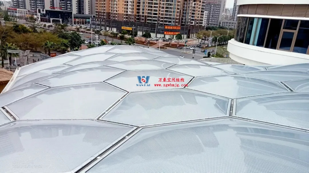 廣州茂名總匯天街商業街ETFE膜結構 廣州茂名總匯天街商業街ETFE膜結構