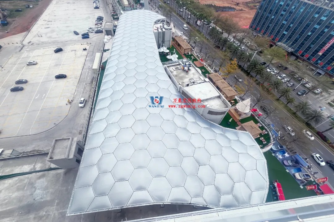 廣州茂名總匯天街商業街ETFE膜結構 廣州茂名總匯天街商業街ETFE膜結構