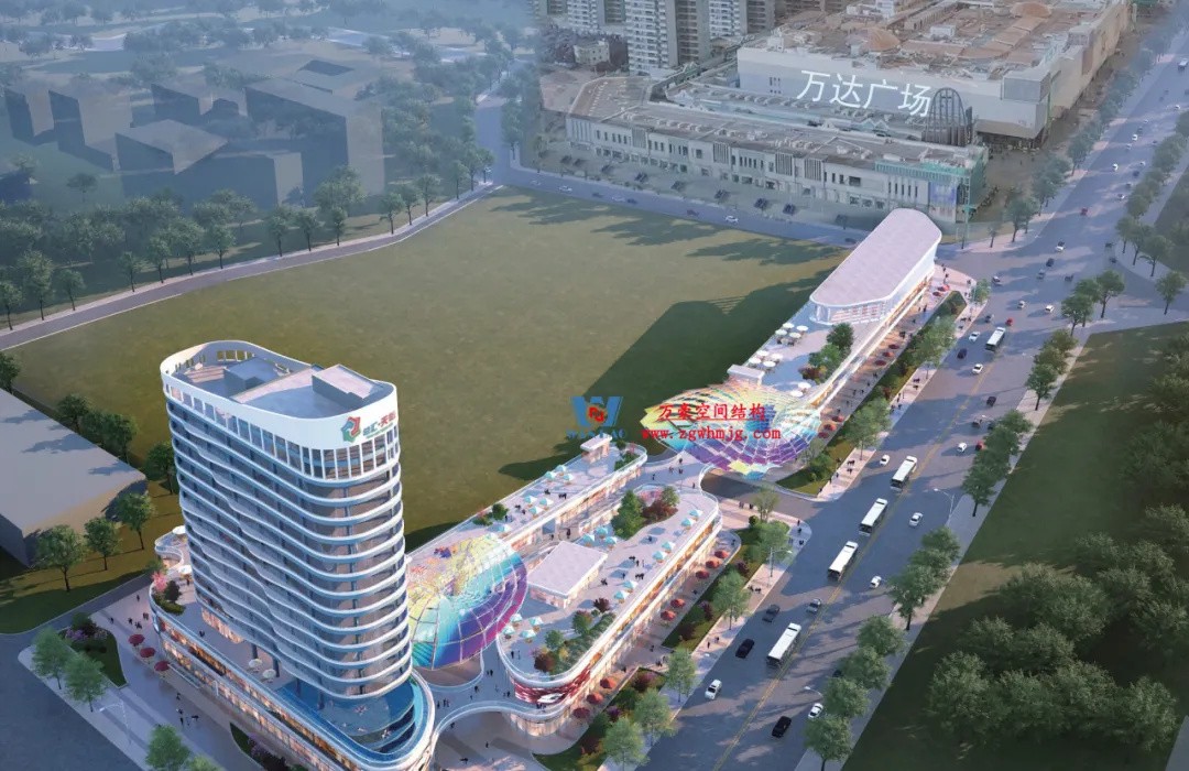 廣州茂名總匯天街商業街鋼結構工程 廣州茂名總匯天街商業街鋼結構工程