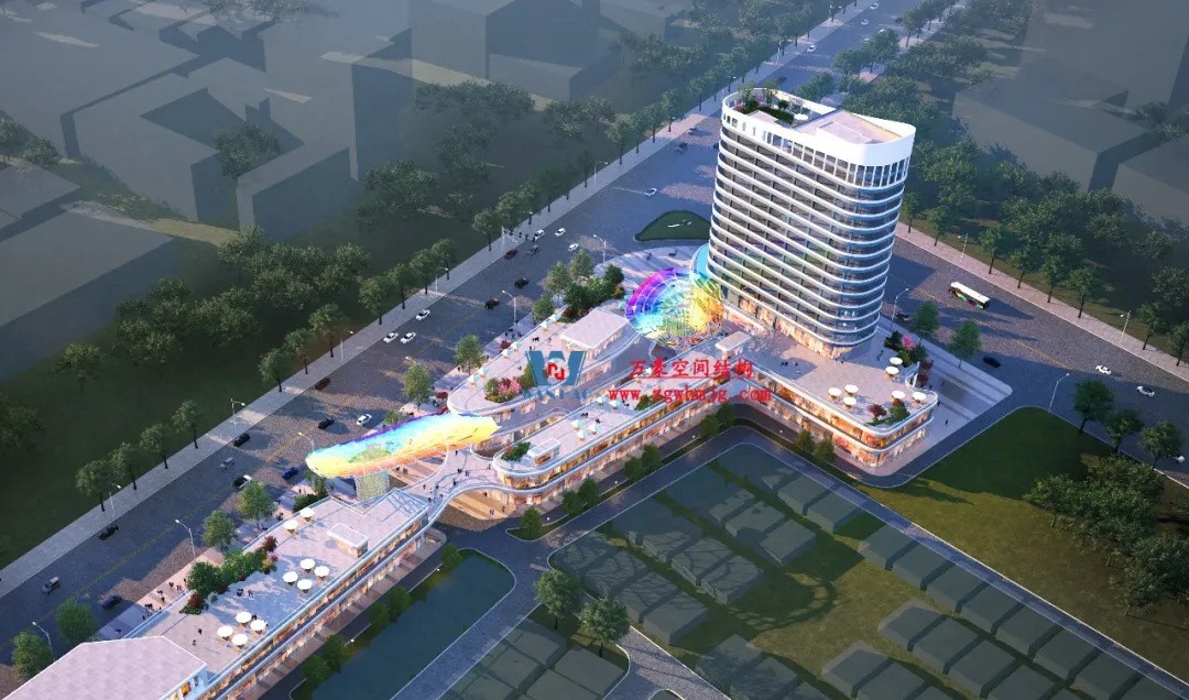 廣州茂名總匯天街商業街鋼結構工程 廣州茂名總匯天街商業街鋼結構工程