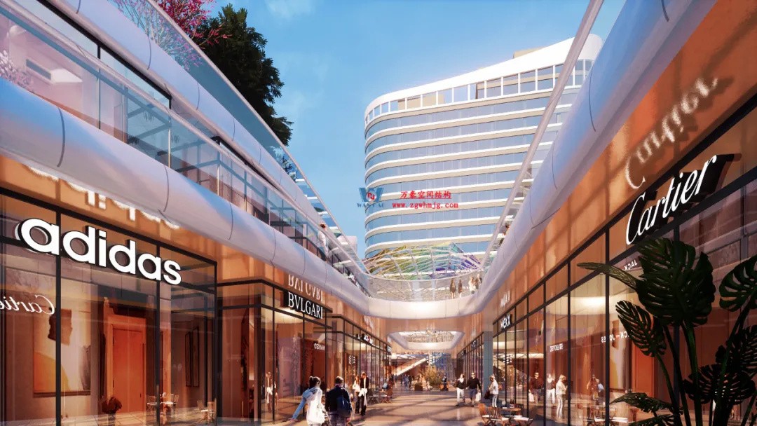 廣州茂名總匯天街商業街鋼結構工程 廣州茂名總匯天街商業街鋼結構工程