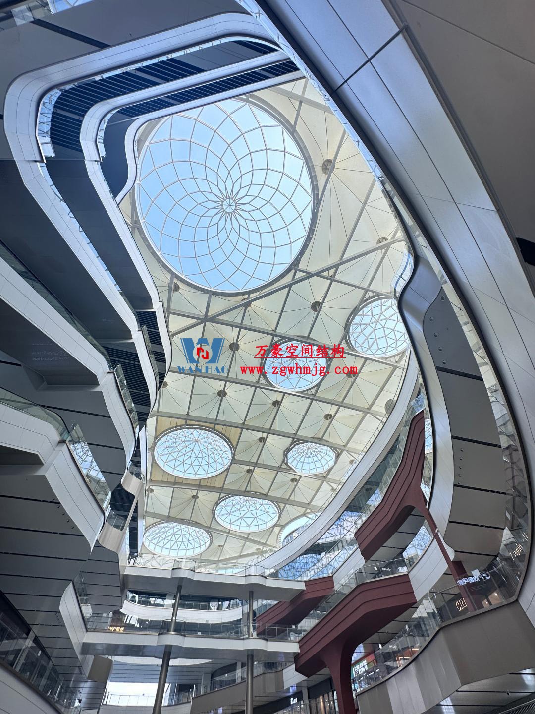 廣州從化鳳凰新天地商業樓ETFE PTFE膜結構項目 廣州從化鳳凰新天地商業樓ETFE PTFE膜結構項目