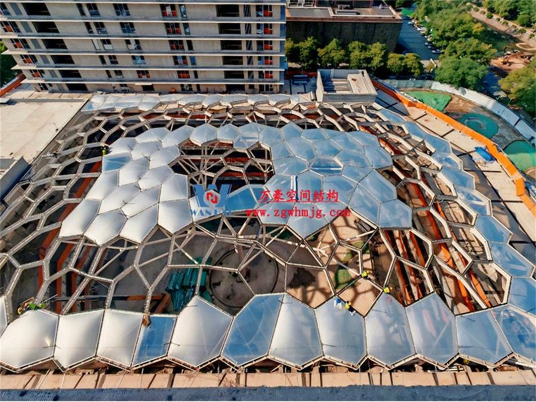 安吉縣昌碩小區地塊房產開發項目鋼結構天幕 安吉縣昌碩小區地塊房產開發項目鋼結構天幕