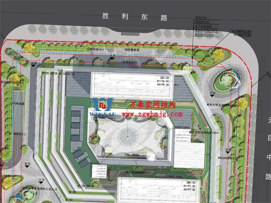 安吉縣昌碩小區(qū)地塊房產(chǎn)開發(fā)項(xiàng)目ETFE天幕