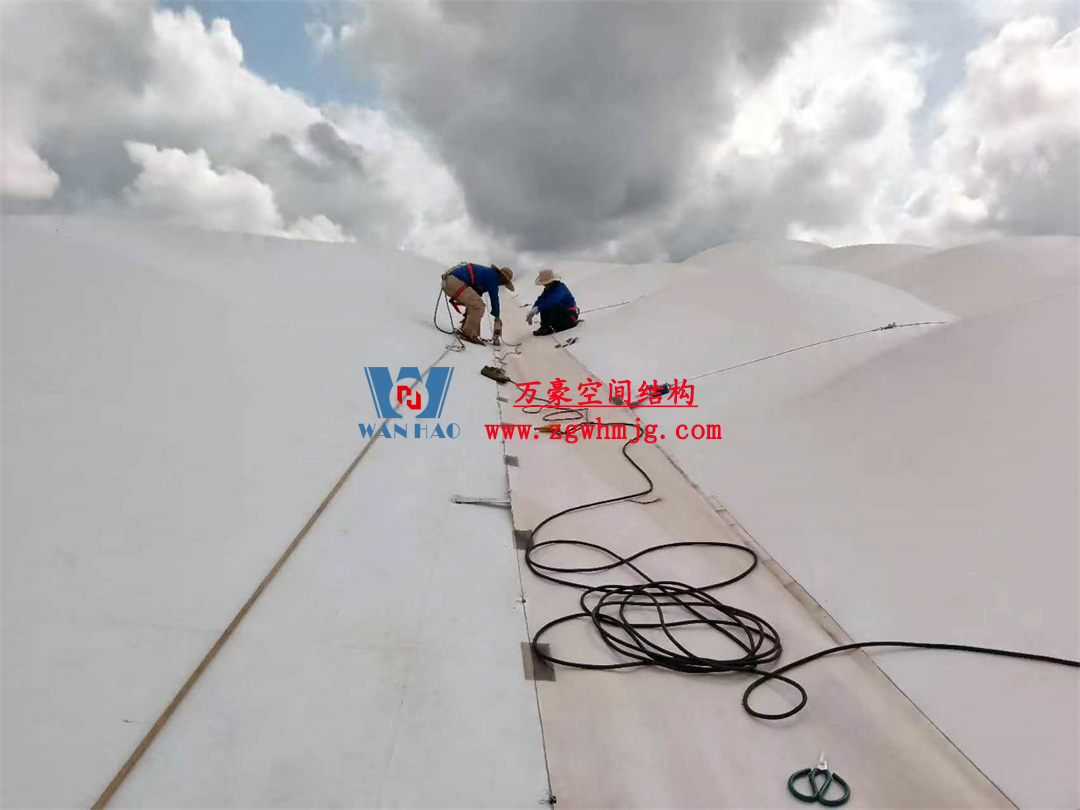 非洲杯肯尼亞體育場PTFE鋼膜結構屋面 非洲杯肯尼亞體育場PTFE鋼膜結構屋面