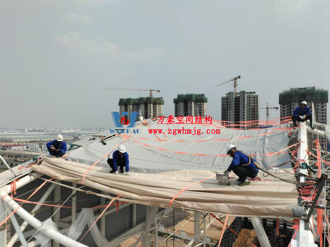 鄭州比亞迪沙坡PTFE膜結構工程