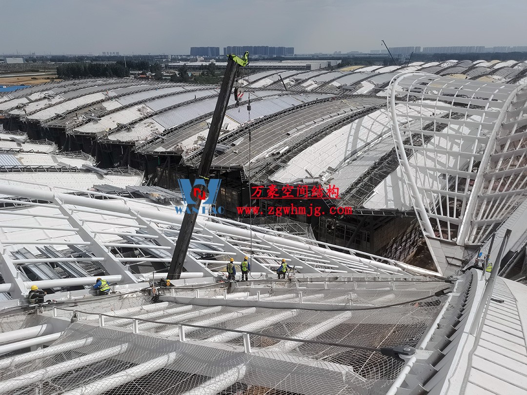 鄭州中原高鐵港數字展貿城鋼結構項目 鄭州中原高鐵港數字展貿城鋼結構項目