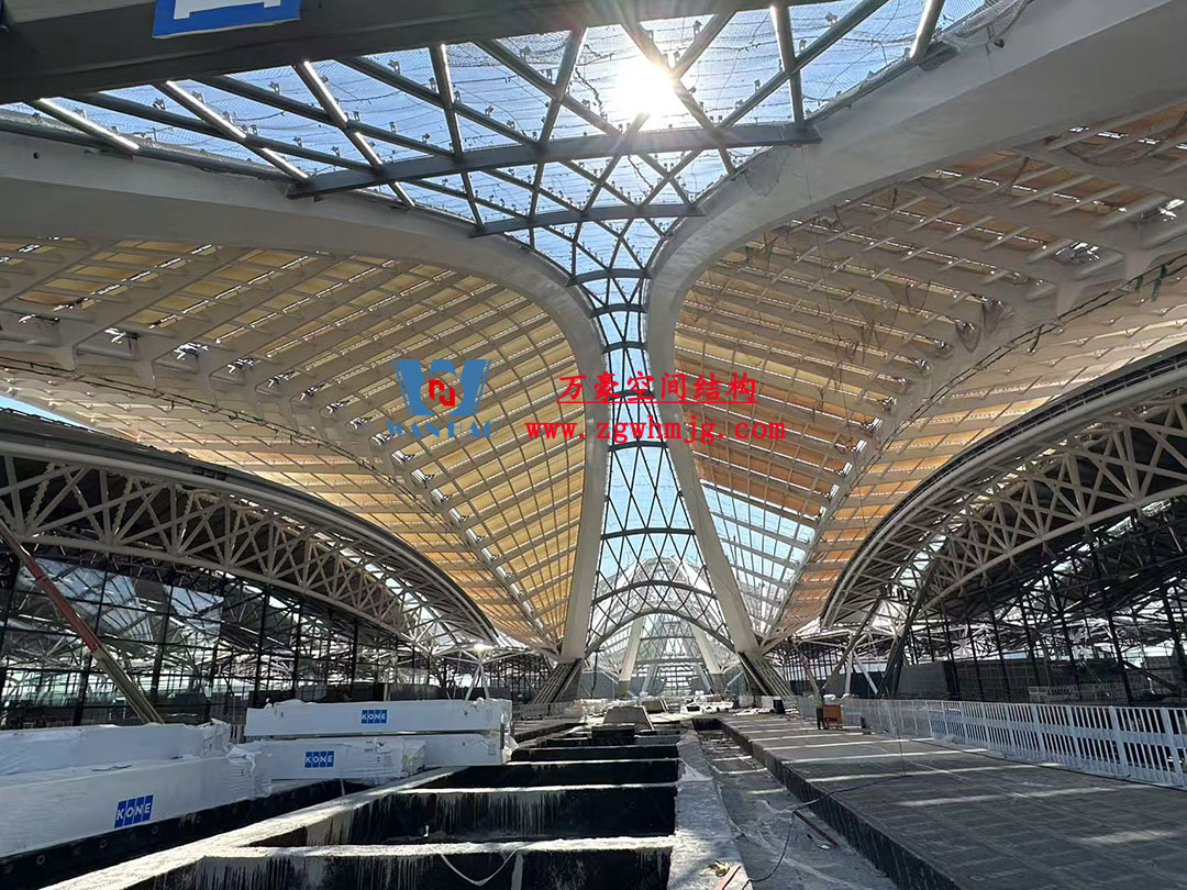 鄭州中原高鐵港數(shù)字展貿(mào)城ETFE PTFE膜結(jié)構(gòu)項(xiàng)目 鄭州中原高鐵港數(shù)字展貿(mào)城ETFE PTFE膜結(jié)構(gòu)項(xiàng)目