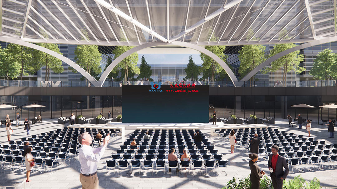 ETFE氣枕膜與雙曲面空間網殼結構結合是什么樣？一起來一睹真容