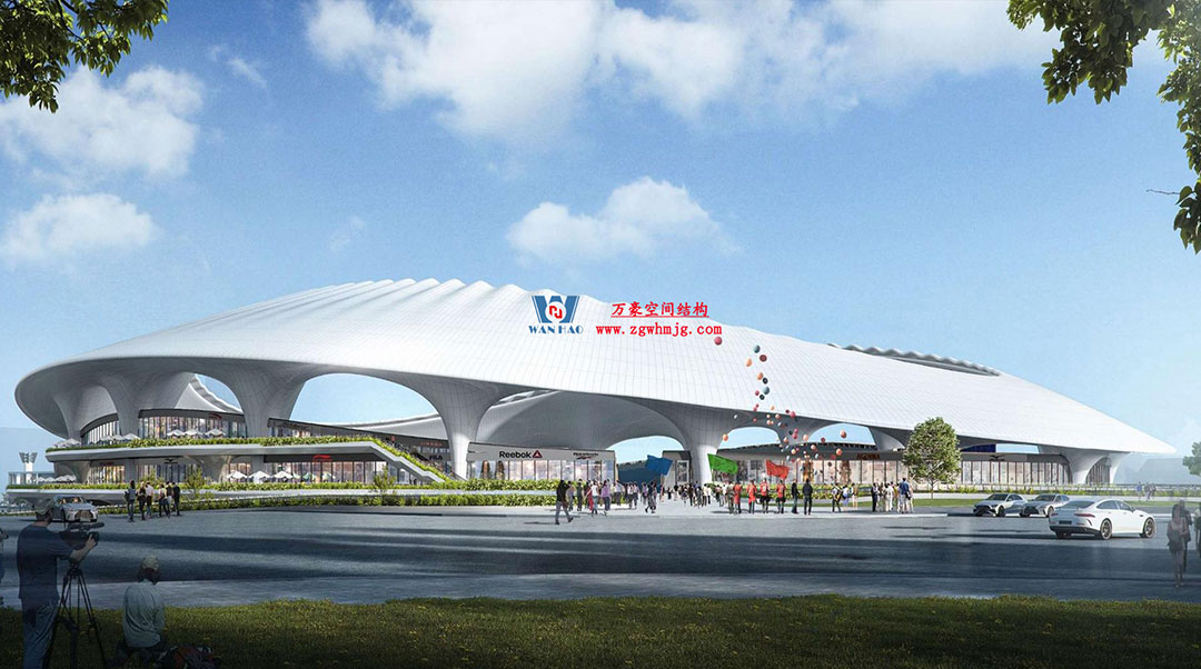 萬豪中標-山東蓬萊PEFE膜結(jié)構(gòu)體育場