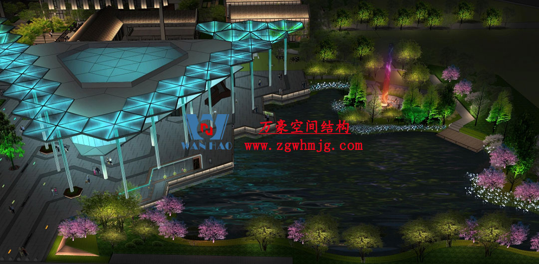 寧波江北未來(lái)城社區(qū)ETFE氣枕膜結(jié)構(gòu)項(xiàng)目