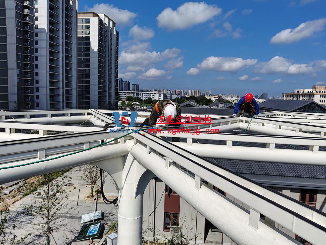 寧波江北未來(lái)城社區(qū)ETFE氣枕膜結(jié)構(gòu)項(xiàng)目