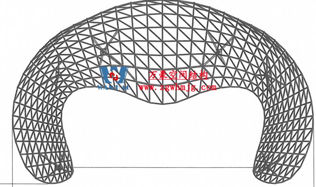 安吉縣人民路地塊房產開發ETFE膜結構項目