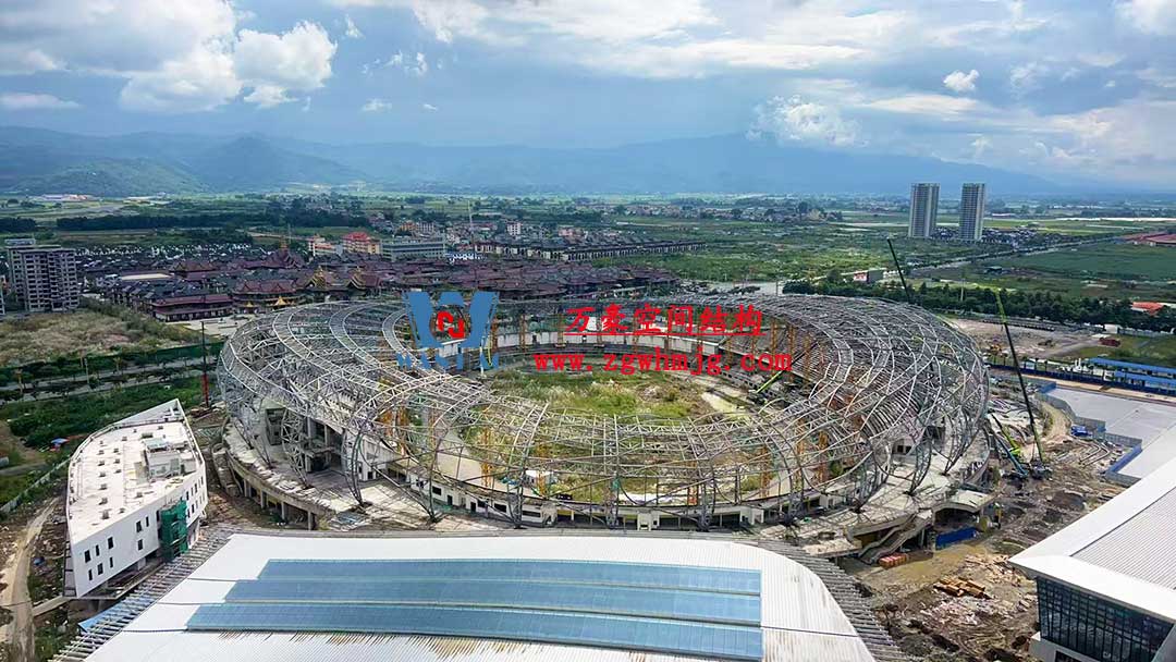 瑞麗國際文體中心建設項目體育場鋼結構工程