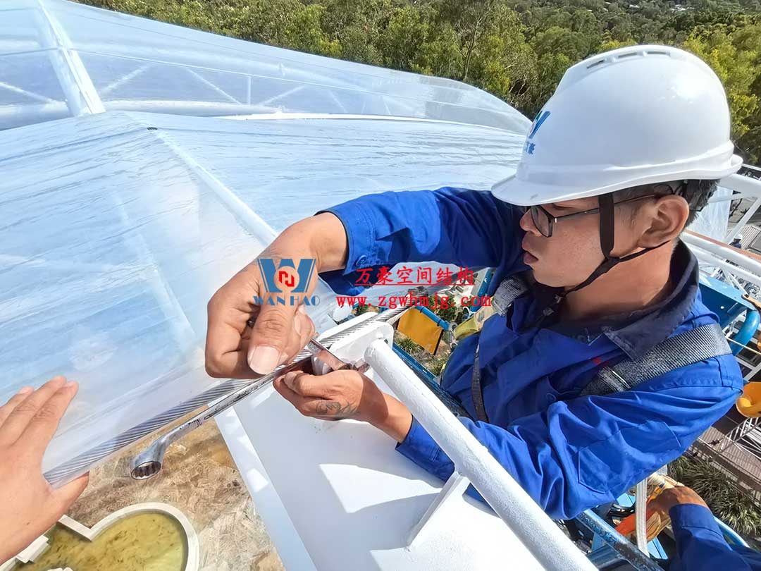 澳大利亞希望島網球中心PTFE膜屋面工程