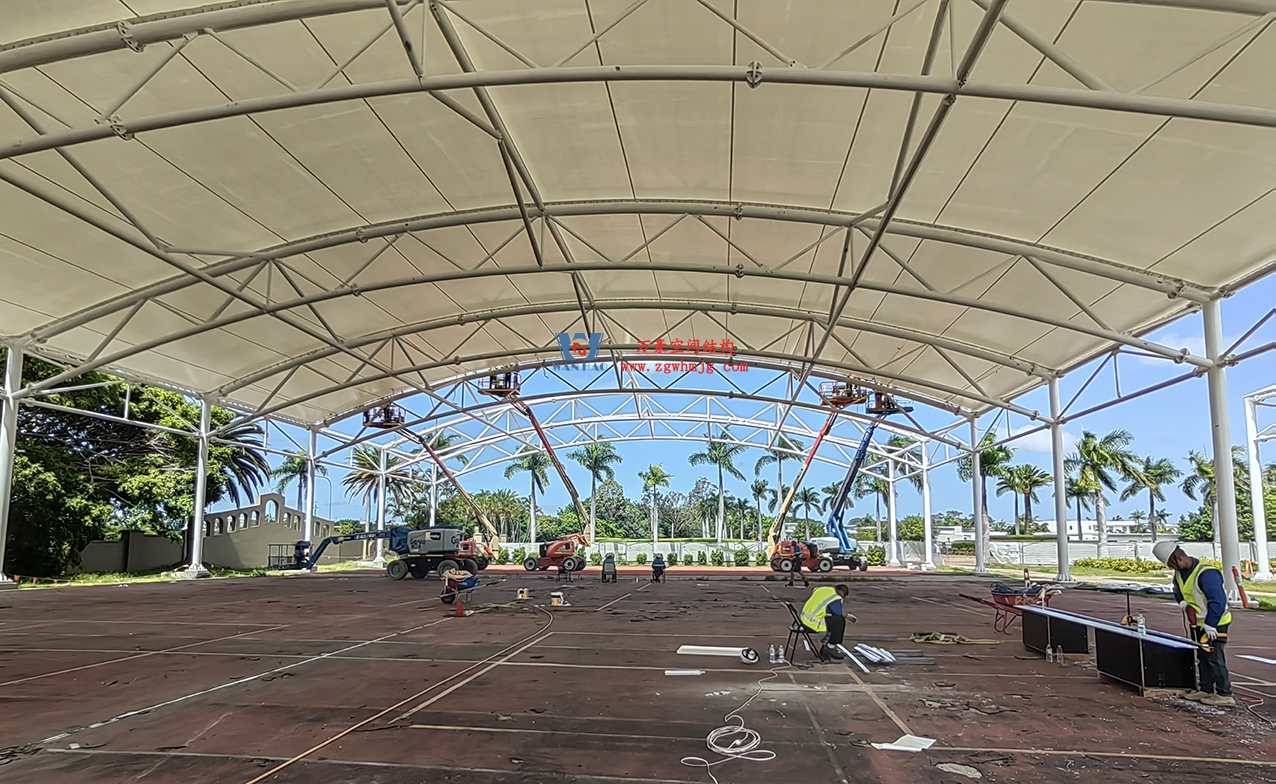 澳大利亞希望島網球中心PTFE膜屋面 澳大利亞希望島網球中心PTFE膜屋面