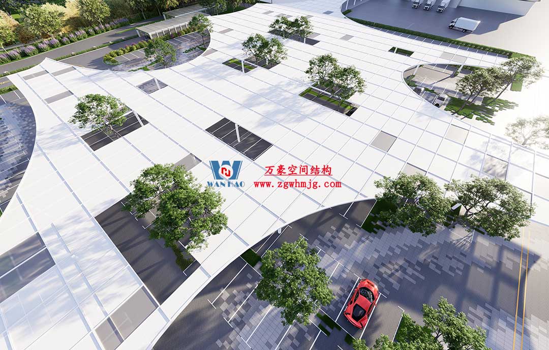 綠色心?！ぶ腔郛a(chǎn)融農(nóng)商匯項目ETFE氣枕天幕工程