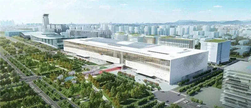 國會二期屋面網殼開始滑移安裝，將建成108米可開合屋面