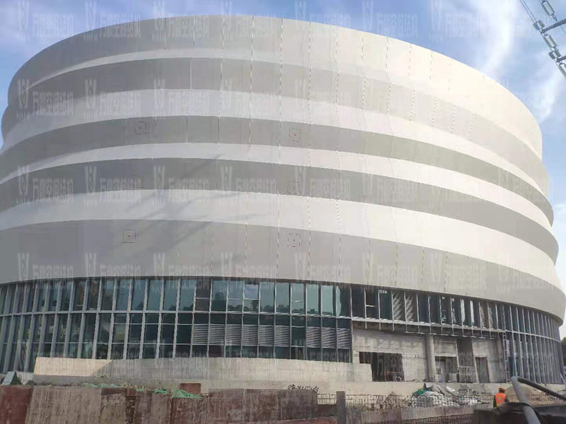 紹興國際會展中心一期B區會議中心 PTFE外立面網格膜工程竣工