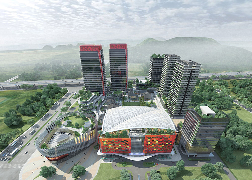 橫琴中拉經貿園區ETFE天幕膜結構