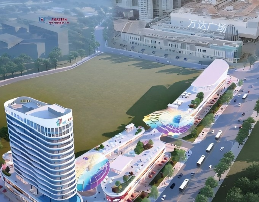 廣東茂名總匯ETFE氣枕商業天幕