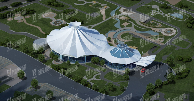 東錢湖宴會廳ETFE氣枕膜結構項目 東錢湖宴會廳ETFE氣枕膜結構項目