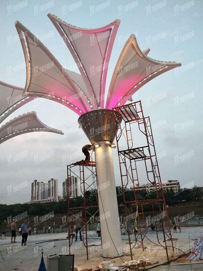 東莞市東江西岸PTFE網格覆膜結構項目