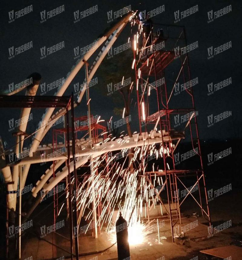 東莞市東江西岸PTFE網格覆膜結構項目