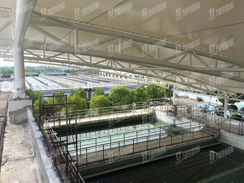 慈溪自來水廠污水池膜結構