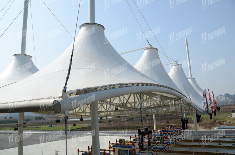 寧波丁家山收費站膜結(jié)構(gòu)