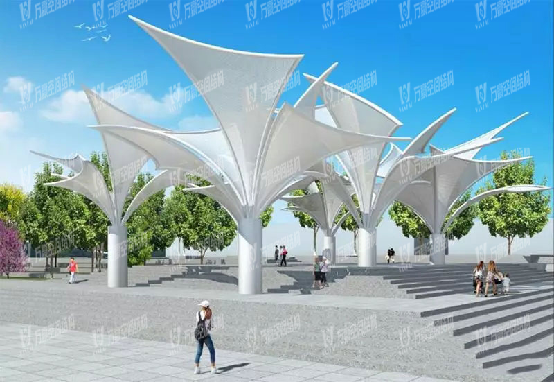 東莞市東江西岸景觀膜結構項目