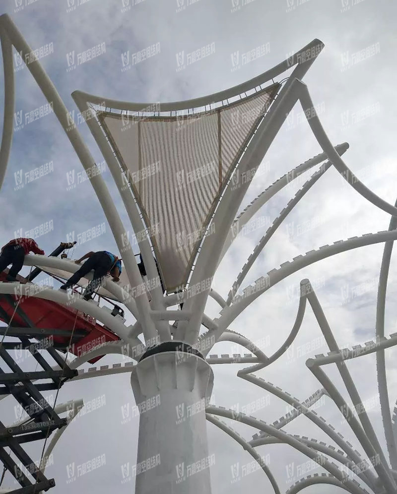 東莞市東江西岸景觀膜結構項目