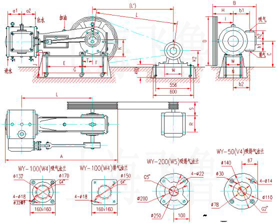 WY-50(V5)WY-100(W4)WY-200(W5)ʽձðbߴD